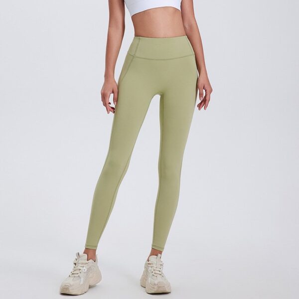 High waist hip lifting abdomen slimming seamless tight yoga pants fitness running sports pants yoga clothes